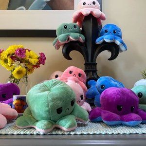 Octopus Plushie Reversible Flip Non-Toxic CUTE